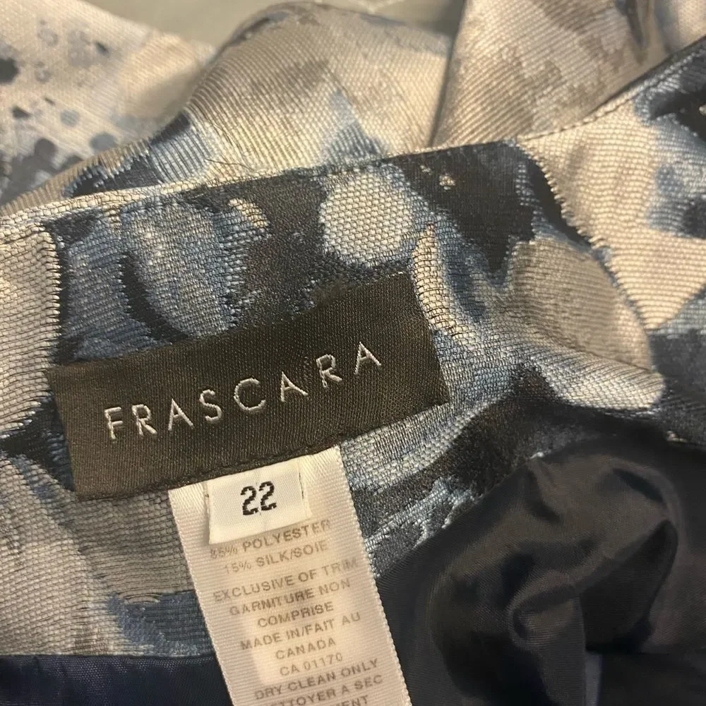 Frascara long blazer, size 22